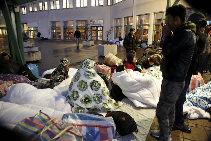 Vluchtelingen voor het Zweedse agentschap voor Migratie.