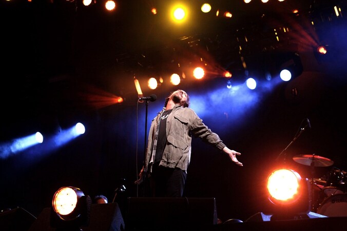 Zanger Eddie Vedder van Pearl Jam.