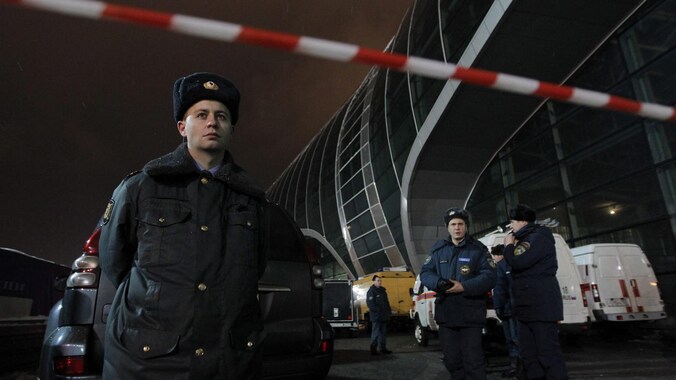 Archiefbeeld: Russische politieagenten