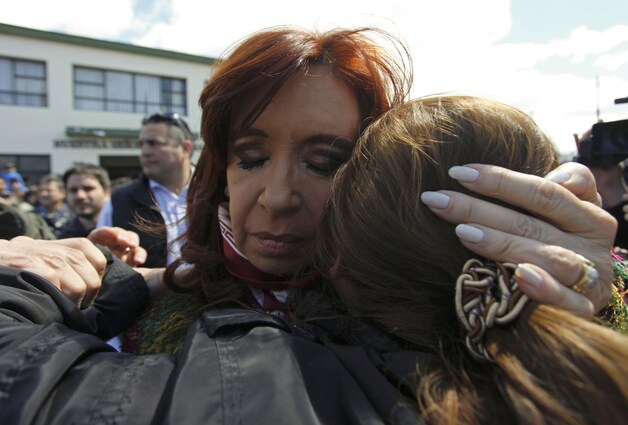 Cristina Fernández de Kirchner, ondertussen presidente af.