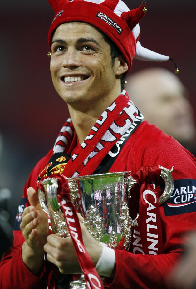 Cristiano Ronaldo in maart 2009.