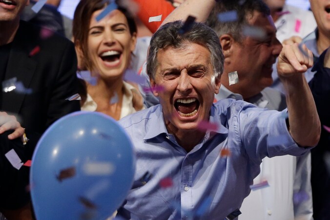 Mauricio Macri, de nieuwe president van Argentinië