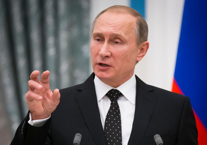 Russisch president Vladimir Poetin.