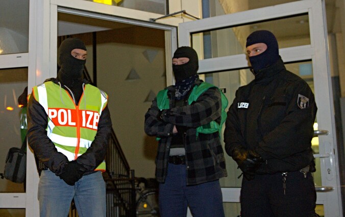 Archiefbeeld van eerdere huiszoekingen in Berlijn.
