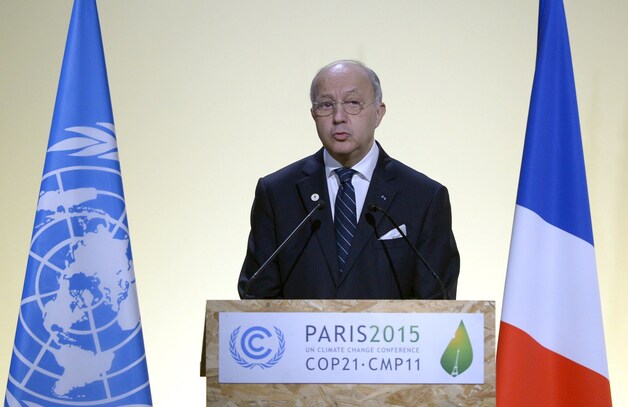 De Franse minister van Buitenlandse Zaken Laurent Fabius.