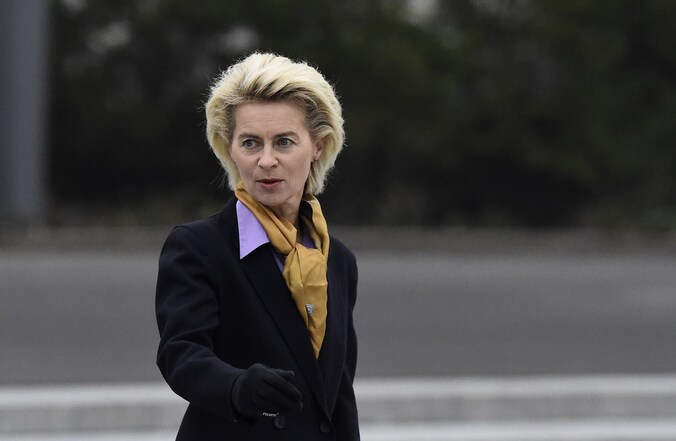 De Duitse minister van Defensie Ursula von der Leyen.