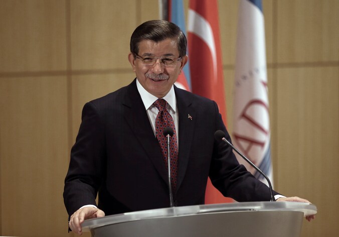 De Turkse eerste minister Ahmet Davutoglu.