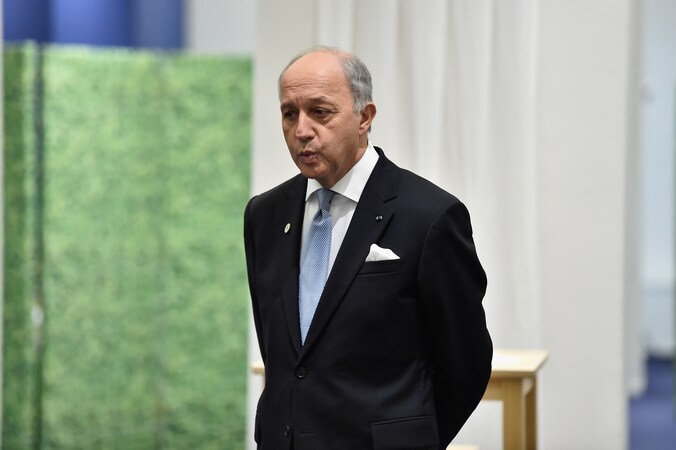 De Franse buitenlandminister Laurent Fabius.