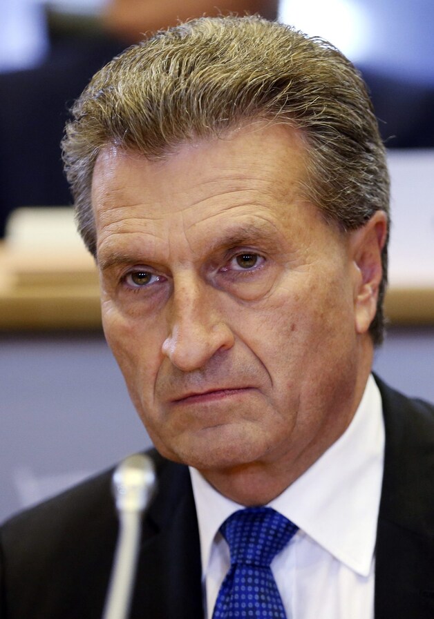 Eurocommissaris Günther Oettinger.
