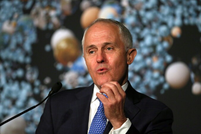 De Australische eerste minister Malcolm Turnbull