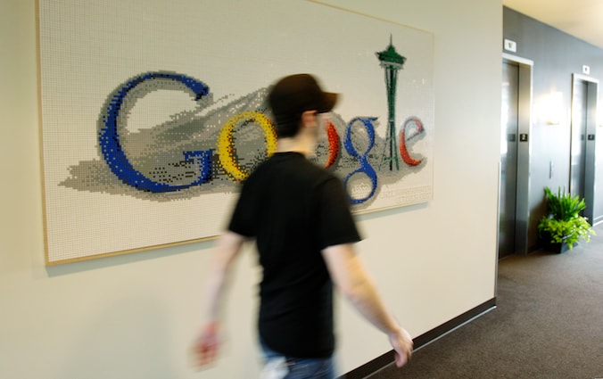 Op de Google-campus in Kirkland, Washington.