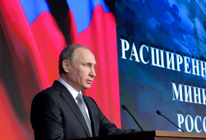 De Russische president Vladimir Poetin.