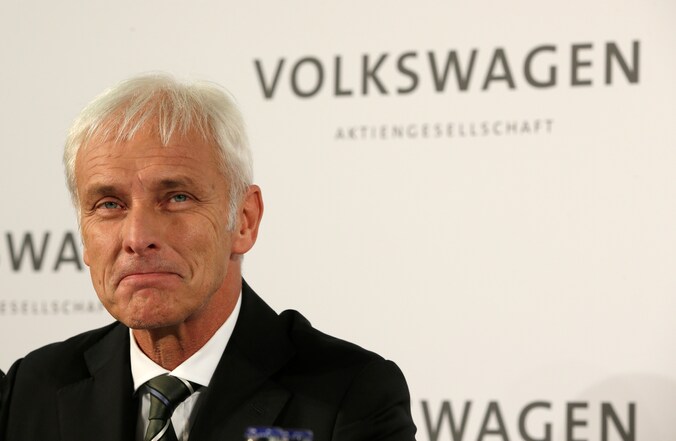 CEO van Volkswagen Matthias Müller.