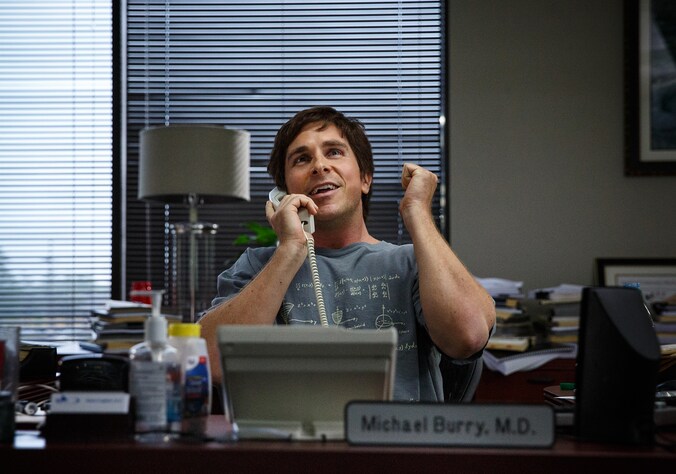 Christian Bale speelt trader Michael Burry in 'The Big Short'.