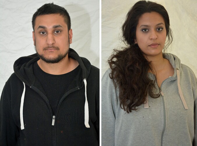 De 25-jarige Mohammed Rehman en zijn 24-jarige vrouw Sana Ahmed Khan.