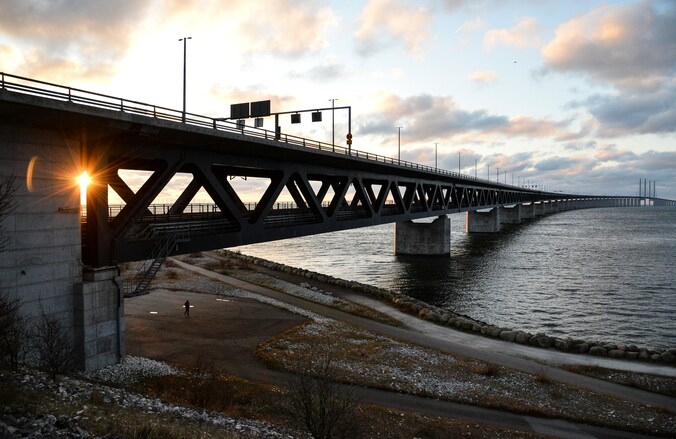De brug tussen Denemarken en Zweden