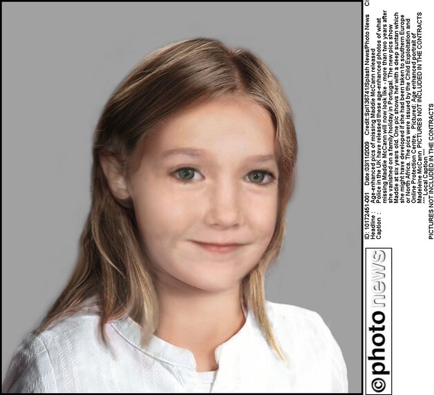 Zo zou Maddie er nu uitzien.