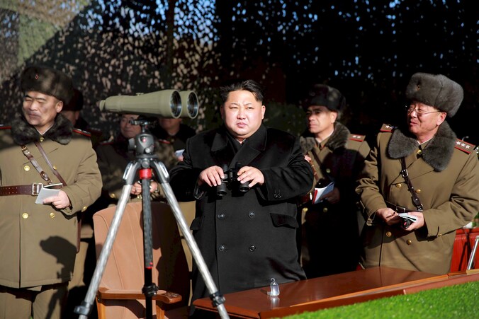 De Noord-Koreaanse leider Kim Jong-Un.
