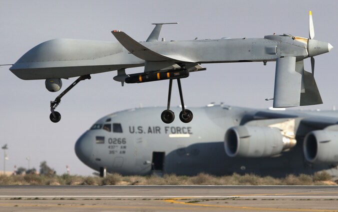 Toestellen van de Amerikaanse luchtmacht.