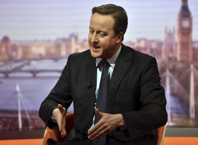 David Cameron bij de BBC.