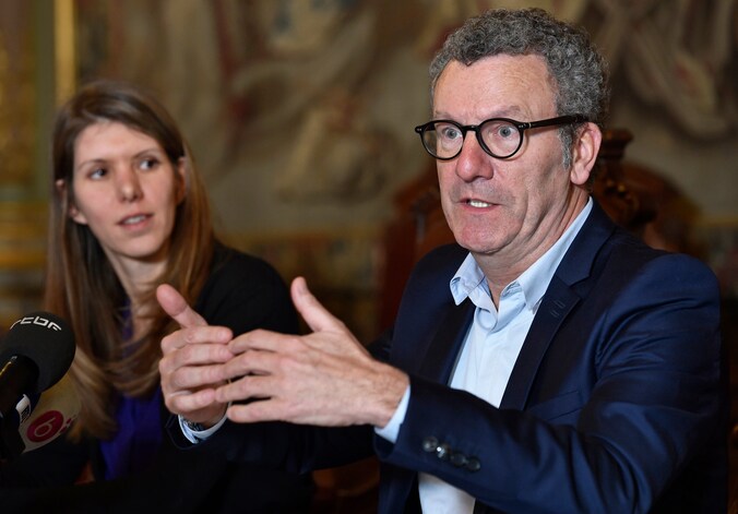 Yvan Mayeur en Els Ampe.