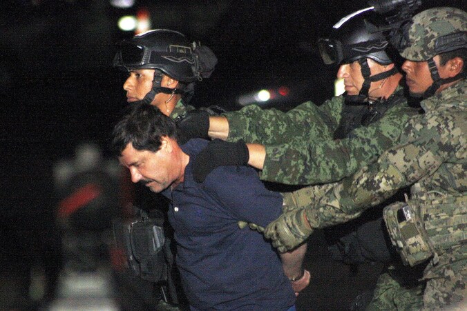 Drugsbaas El Chapo kon vorige week na een ontsnapping in 2015 terug ingerekend worden.