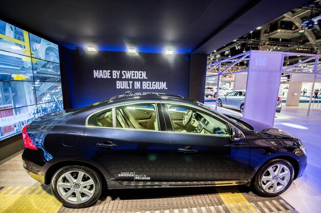 Beeld op het autosalon in Brussel in 2019.
