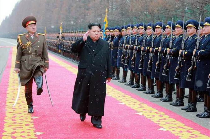 De Noord-Koreaanse leider Kim Jong-un.