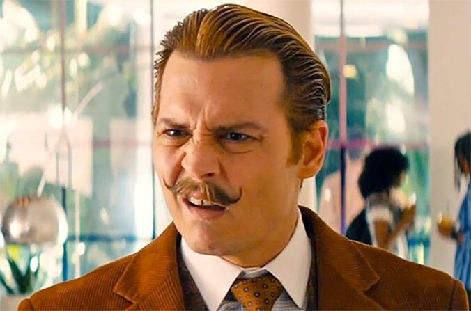 Johnny Depp viel als 'Charlie Mortdecai' niet in de smaak bij de jury.