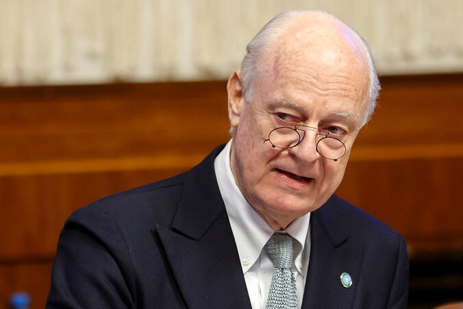 VN-bemiddelaar Staffan de Mistura.