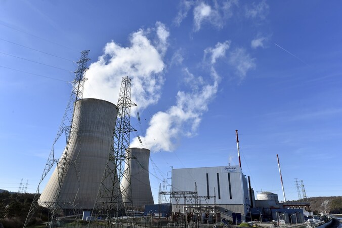 De kerncentrale in Tihange.