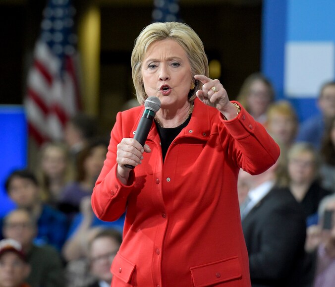 Democratisch presidentskandidaat Hillary Clinton.