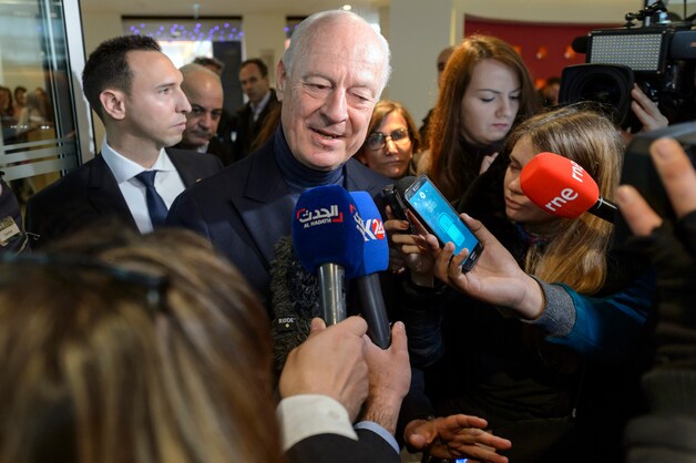 VN-gezant Staffan de Mistura.