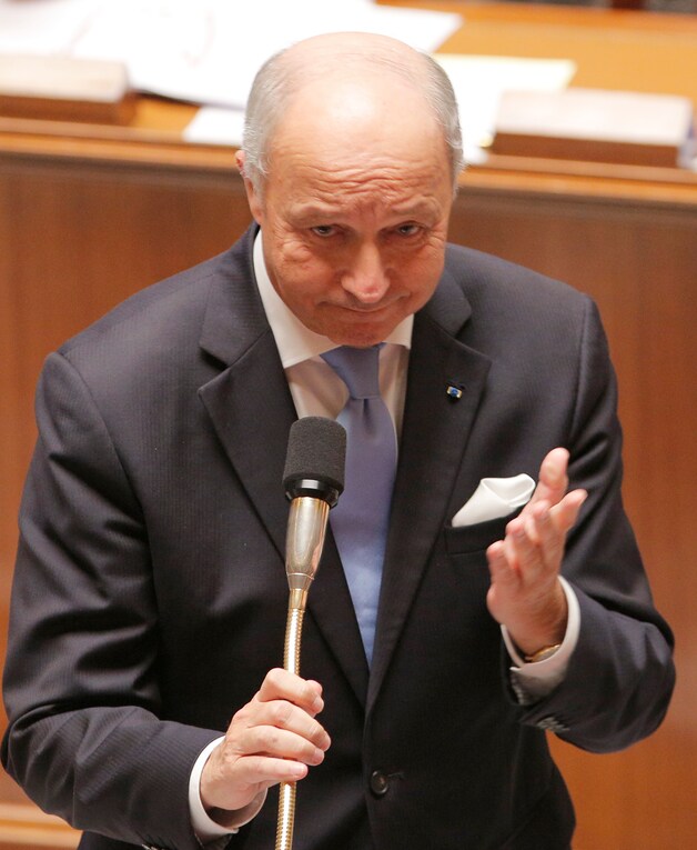 De Franse minister van Buitenlandse Zaken Laurent Fabius.