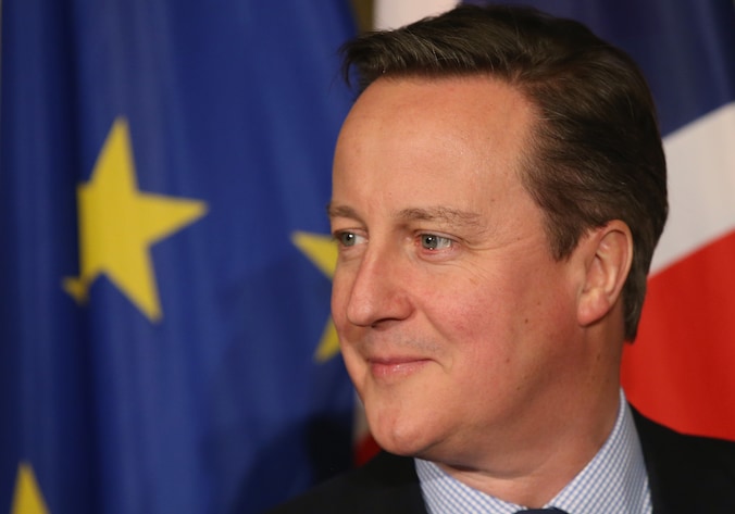 De Britse premier David Cameron.