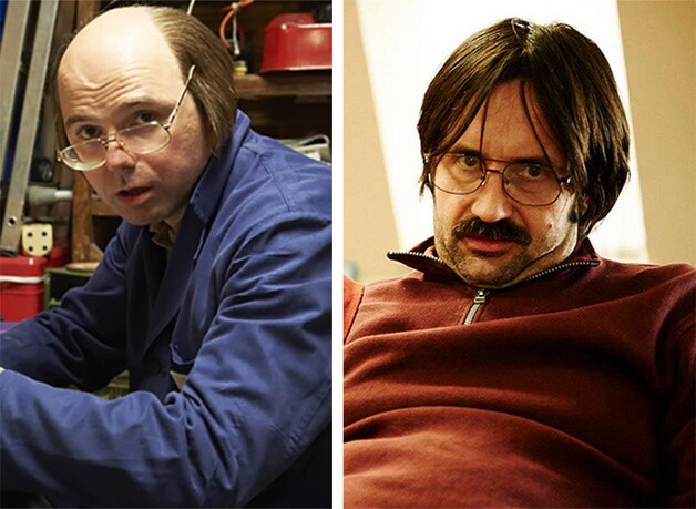 Karl Pilkington als 'Dougie' en Daave Earl als 'Kev'