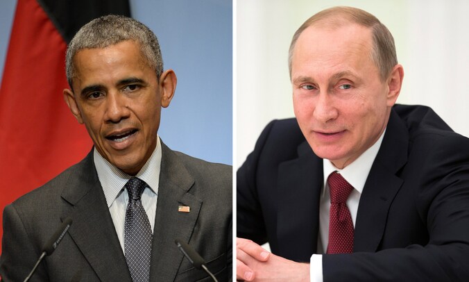 Amerikaans president Obama en zijn Russische collega Poetin