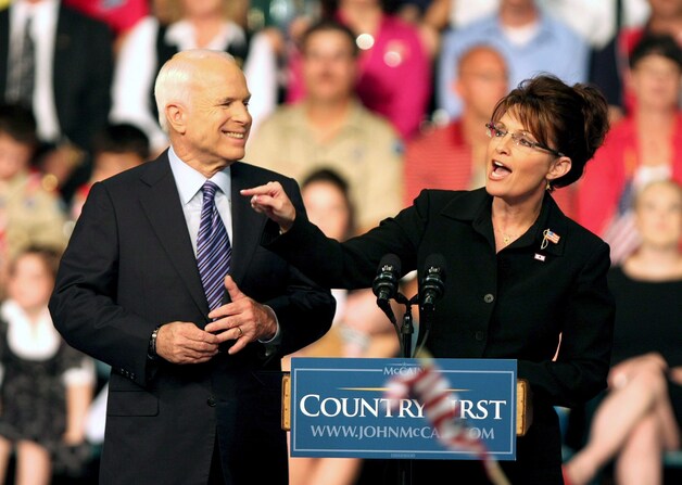 John McCain en Sarah Palin.