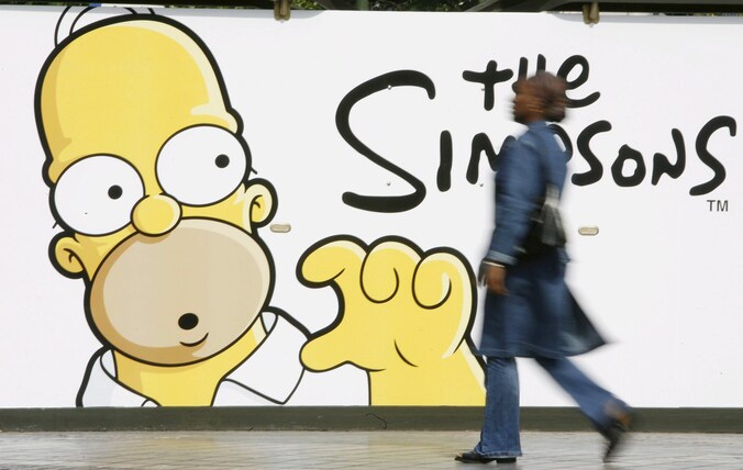 Homer Simpson speelt de hoofdrol in de live-uitzending.
