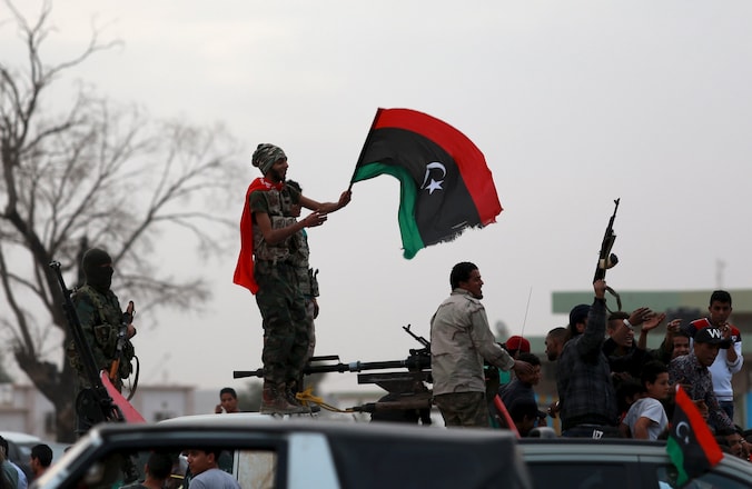 In Benghazi werd eerder deze week de vijfde verjaardag van de Libische revolutie gevierd