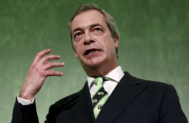 UKIP-uithangbord Nigel Farage, niet onder de indruk van het bereikte akkoord.