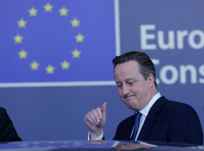 Duim omhoog van David Cameron