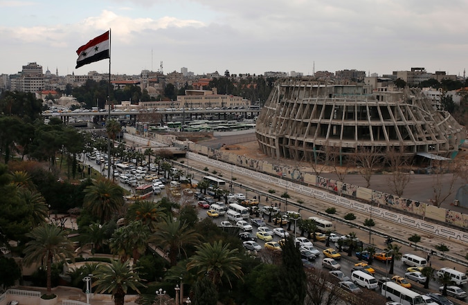 De Syrische hoofdstad Damascus.