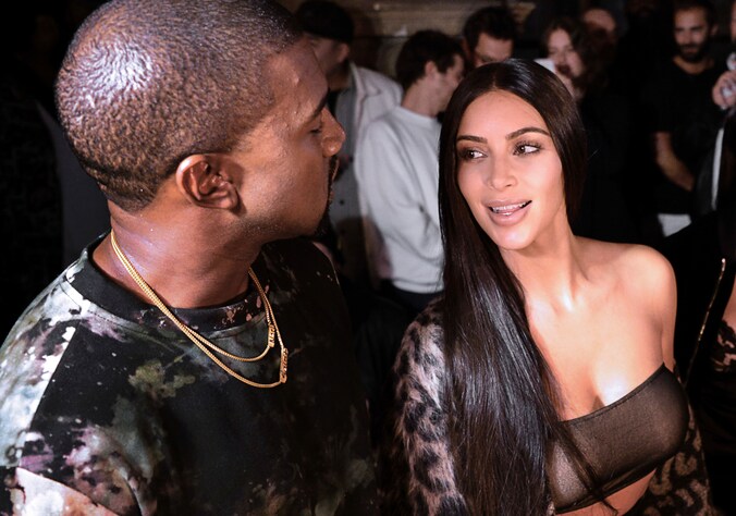 Kanye en Kim.