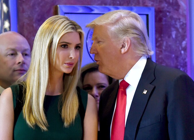Donald Trump en zijn dochter Ivanka