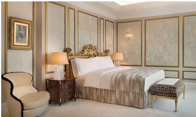 De presidentiële suite in het Ritz-Carlton in Moskou.