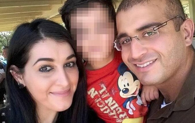 De doodgeschoten Omar Mateen. Zijn vrouw Noor Salman is vandaag opgepakt.