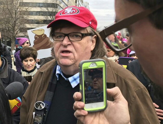 Filmmaker en Oscarwinnaar Michael Moore.