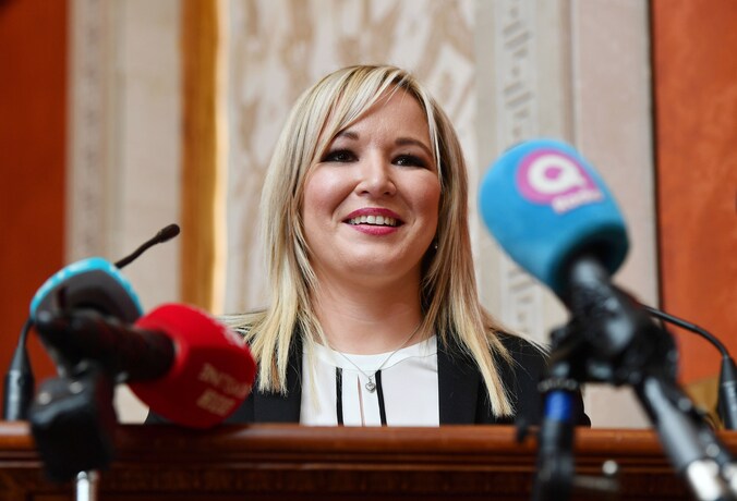 Michelle O'Neill wordt de nieuwe voorzitter van Sinn Féin.