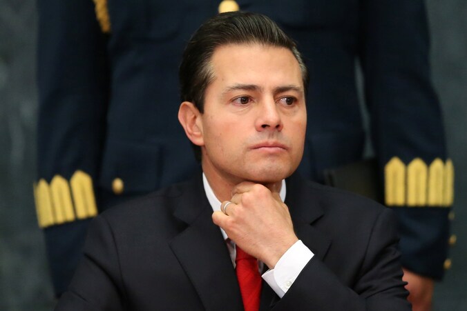 De Mexicaanse president Enrique Pena Nieto
